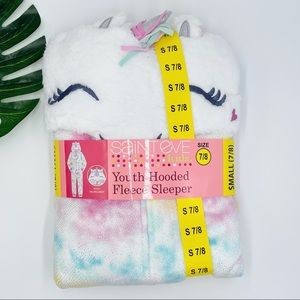 Saint Eve Unicorn Hooded Velvet Fleece Sleeper